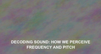 Decoding Sound: How We Perceive Frequency and Pitch