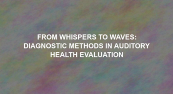 From Whispers to Waves: Diagnostic Methods in Auditory Health Evaluation