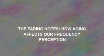 The Fading Notes: How Aging Affects Our Frequency Perception